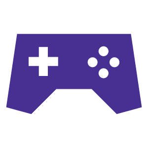 purple gaming icon