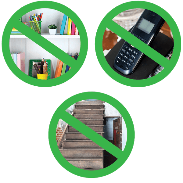 Optimize router placement by avoiding enclosed shelves, nearby electronics, walls or large furniture items, and non-central locations.