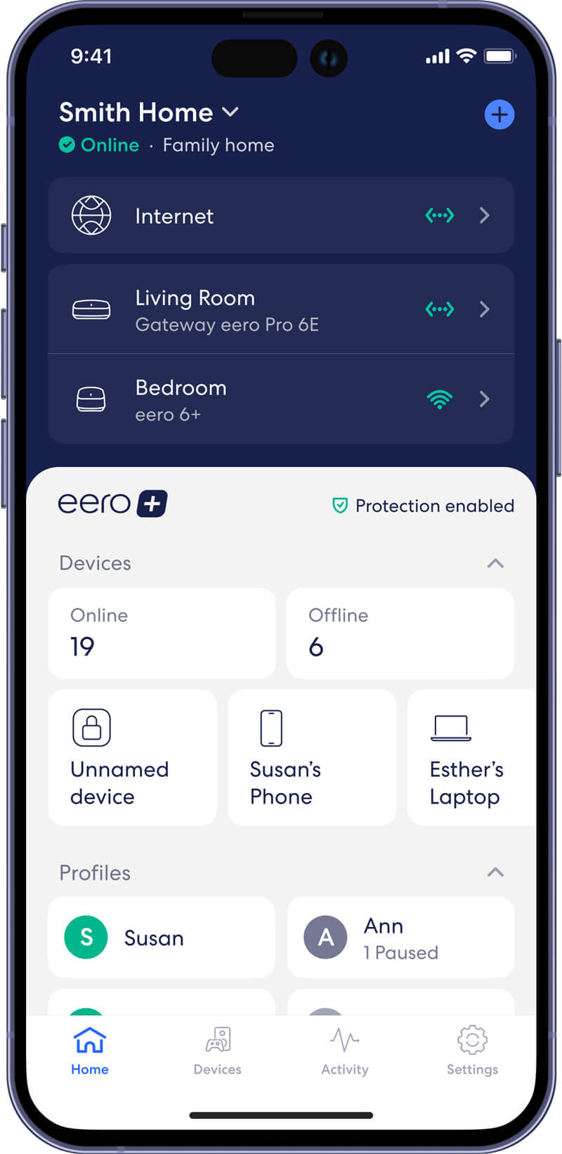 eero Internet Backup setup screen 1