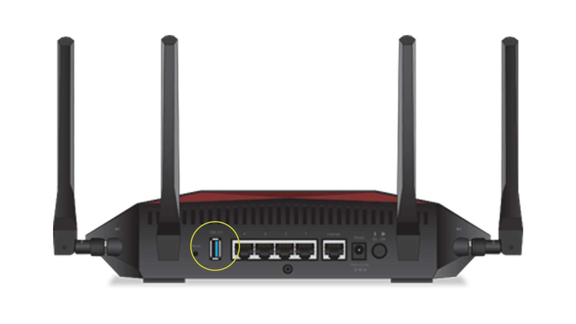 hard wired to wireless router connected router