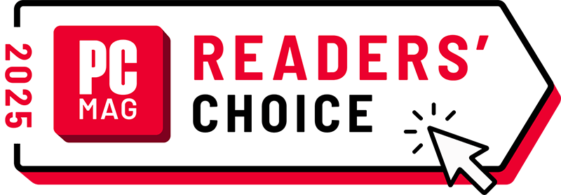 2025 PC Mag Readers Choice award seal